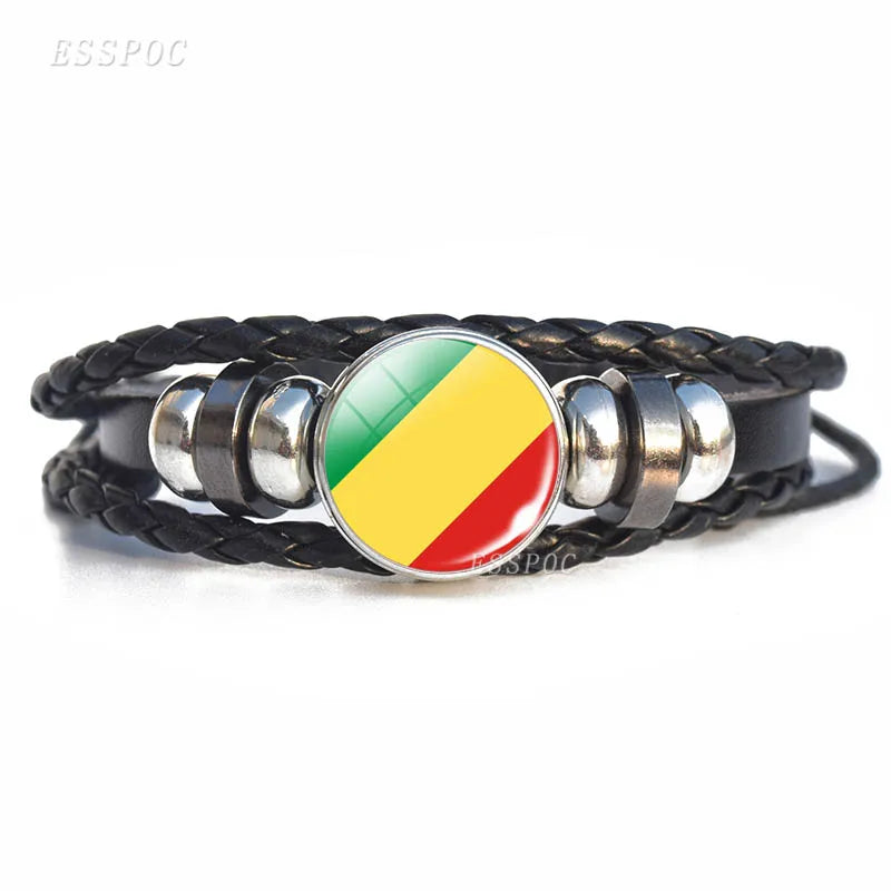 African Flag Bracelet