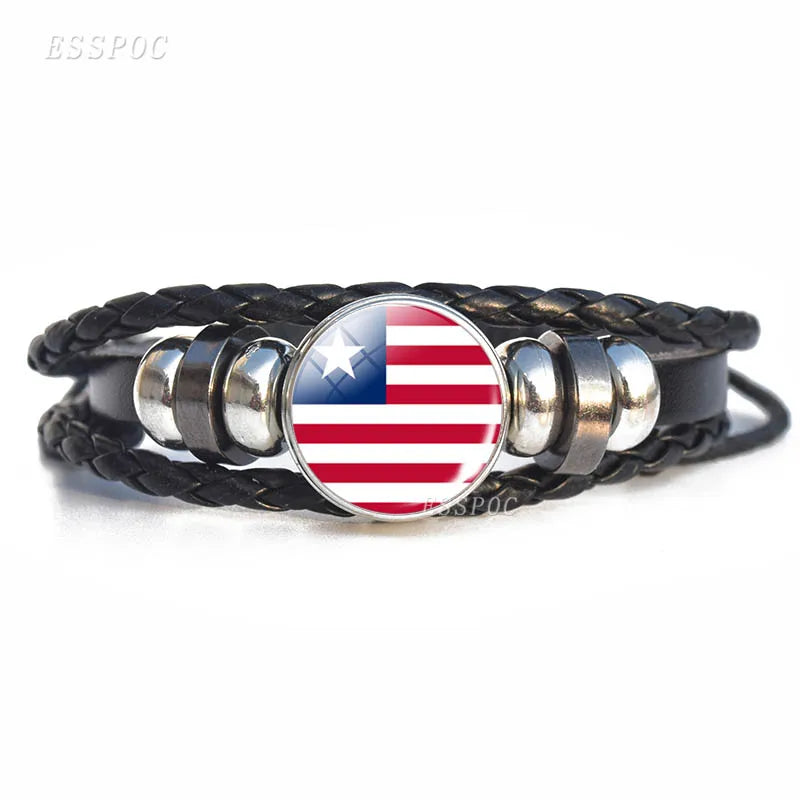 African Flag Bracelet