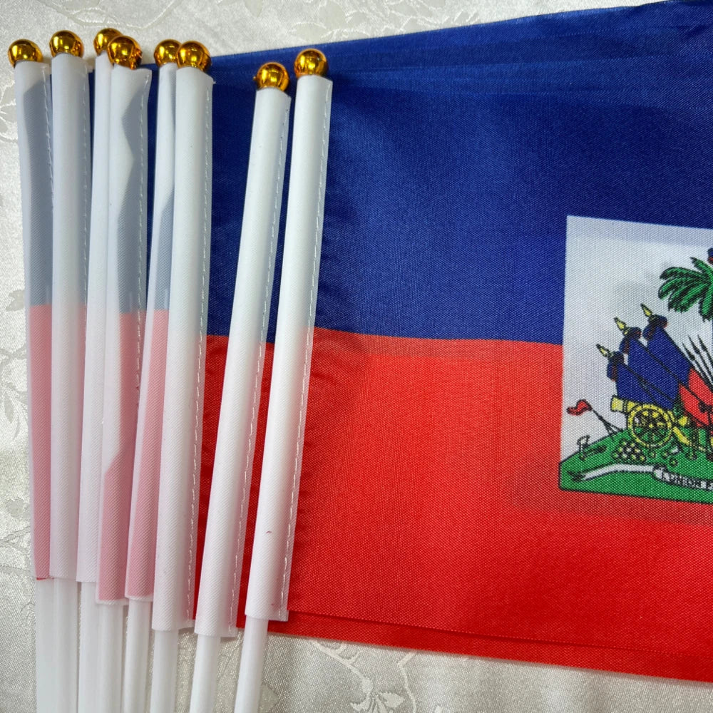 Haiti Hand Flag