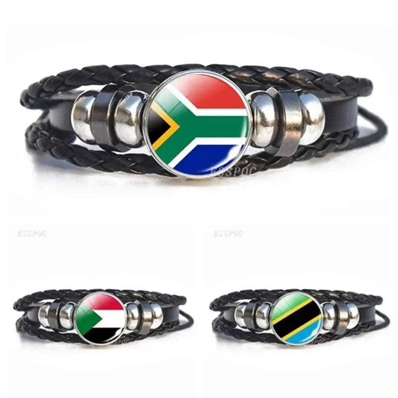 African Flag Bracelet