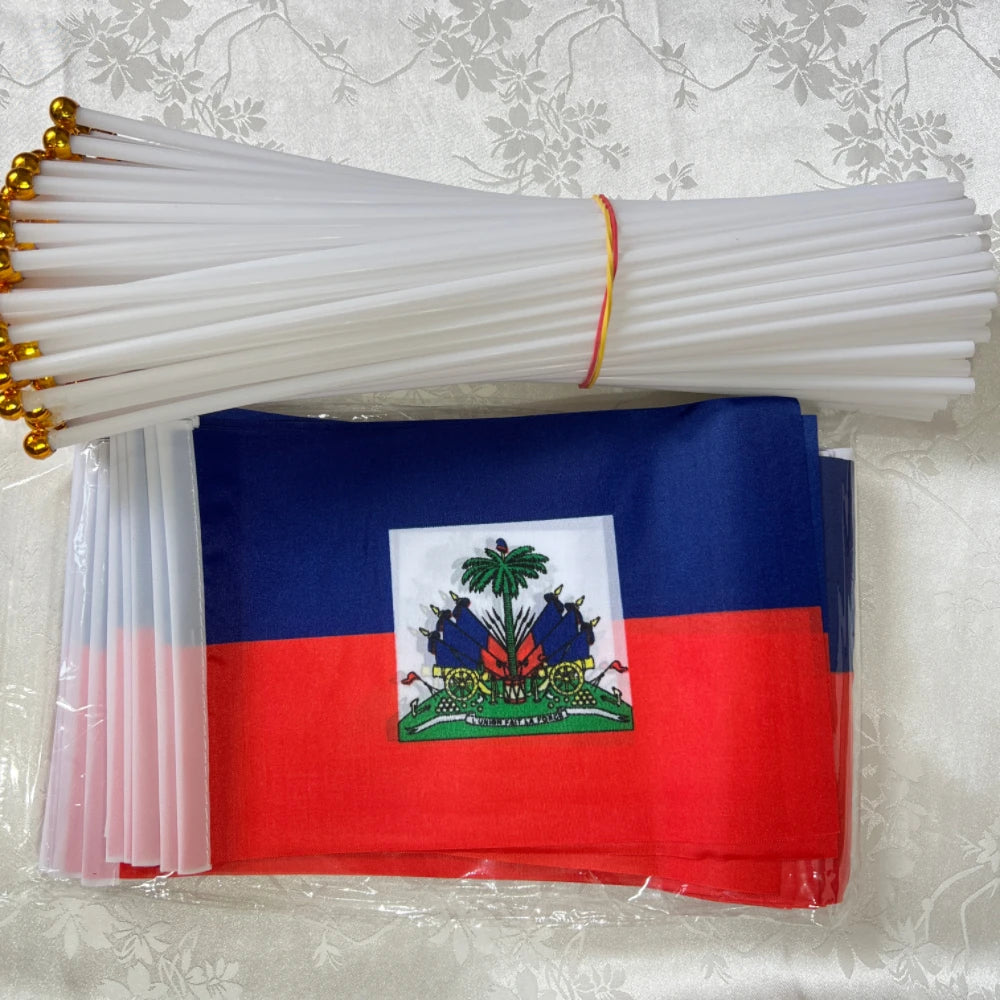 Haiti Hand Flag